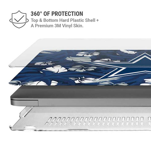 NFL Dallas Cowboys Tropical Print MacBook Cases