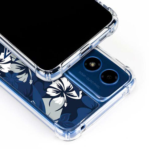 NFL Dallas Cowboys Tropical Print Moto G 5G (2024) Clear Case