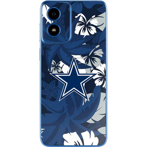 NFL Dallas Cowboys Tropical Print Moto G Play 4G (2024) Skin
