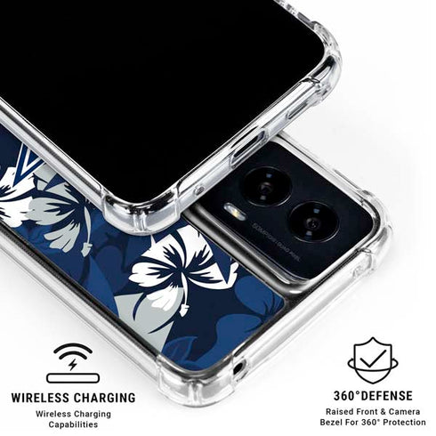 NFL Dallas Cowboys Tropical Print Moto G Power 5G (2024) Clear Case
