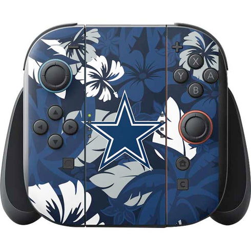 NFL Dallas Cowboys Tropical Print Nintendo Switch 2 (2025) with Joy-Con Skin