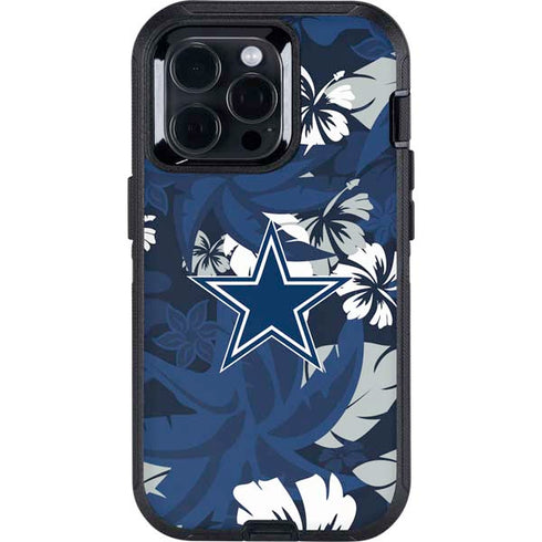NFL Dallas Cowboys Tropical Print Otterbox Defender iPhone Skin