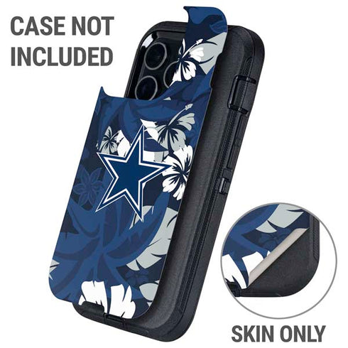NFL Dallas Cowboys Tropical Print Otterbox Defender iPhone Skin