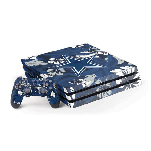 NFL Dallas Cowboys Tropical Print PlayStation PS4 Skins