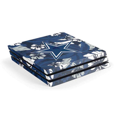 NFL Dallas Cowboys Tropical Print PlayStation PS4 Skins