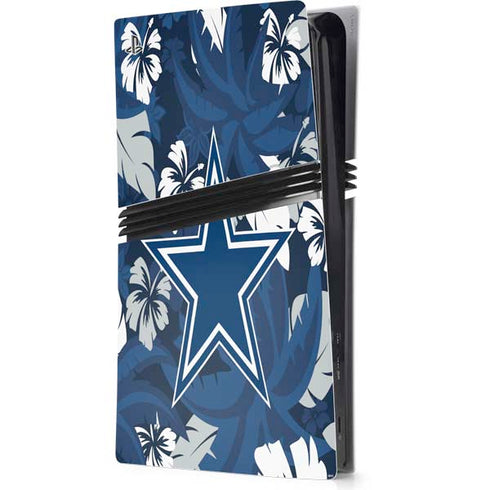 NFL Dallas Cowboys Tropical Print PS5 Pro Console Skin