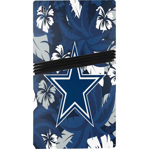NFL Dallas Cowboys Tropical Print PS5 Pro Console Skin