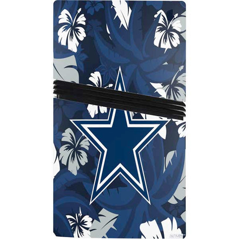 NFL Dallas Cowboys Tropical Print PS5 Pro Console Skin
