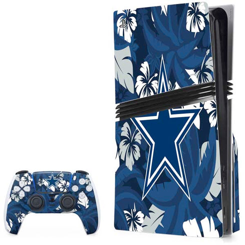 NFL Dallas Cowboys Tropical Print PlayStation PS5 Skins