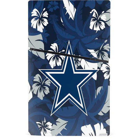 NFL Dallas Cowboys Tropical Print PS5 Slim Digital Edition Console Skin
