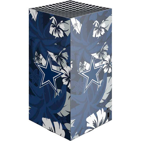 NFL Dallas Cowboys Tropical Print XBox Series X Digital Edition Console Skin