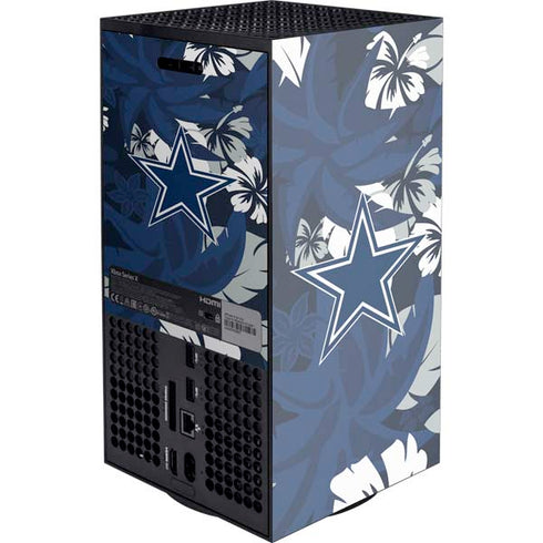 NFL Dallas Cowboys Tropical Print XBox Series X Digital Edition Console Skin