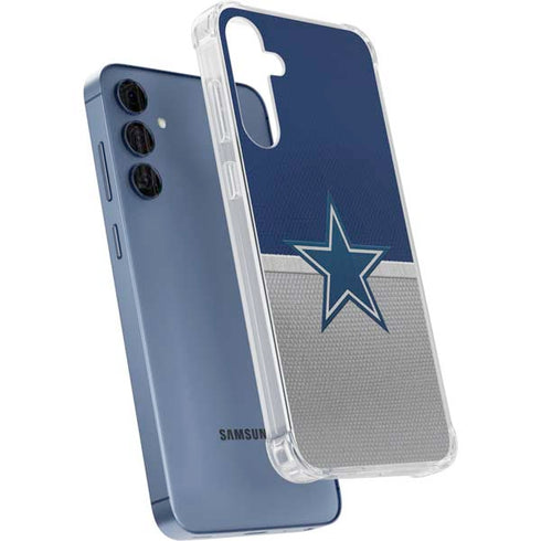 NFL Dallas Cowboys Vintage Galaxy A55 5G Clear Case