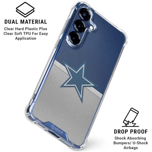 NFL Dallas Cowboys Vintage Galaxy S25 Plus Clear Case