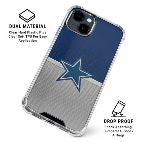 NFL Dallas Cowboys Vintage iPhone 15 Clear Case