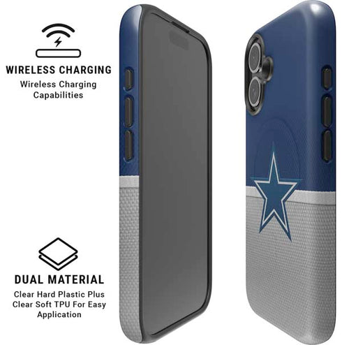 NFL Dallas Cowboys Vintage iPhone 16 Magsafe Impact Case