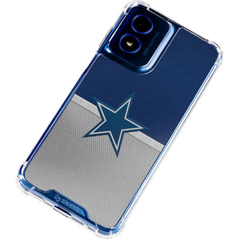 NFL Dallas Cowboys Vintage Moto G Play 4G (2024) Clear Case