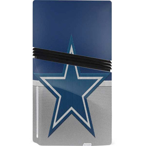 NFL Dallas Cowboys Vintage PS5 Pro Disk Bundle Skin