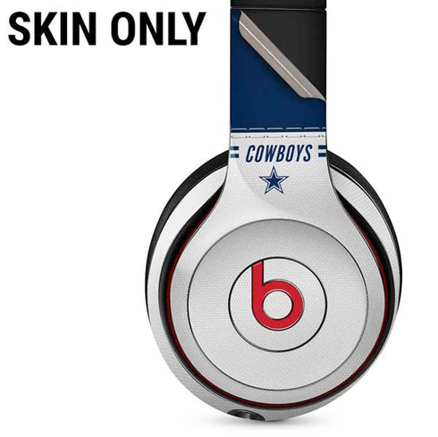 NFL Dallas Cowboys White Striped Beats Solo 3 Wireless Skin
