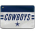 NFL Dallas Cowboys White Striped HP Chromebook Skin
