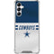 NFL Dallas Cowboys White Striped Gabb Phone 4 Clear Case