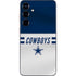 NFL Dallas Cowboys White Striped Galaxy A16 5G Skin