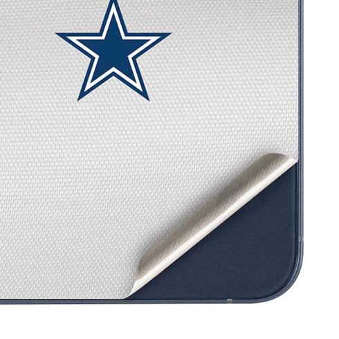 NFL Dallas Cowboys White Striped Galaxy A35 5G Skin