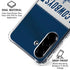 NFL Dallas Cowboys White Striped Galaxy A36 5G Clear Case