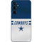 NFL Dallas Cowboys White Striped Galaxy A55 5G Skin
