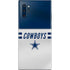 NFL Dallas Cowboys White Striped Galaxy Note 10 Plus Skin