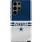 NFL Dallas Cowboys White Striped Galaxy S23 Ultra Pro Case