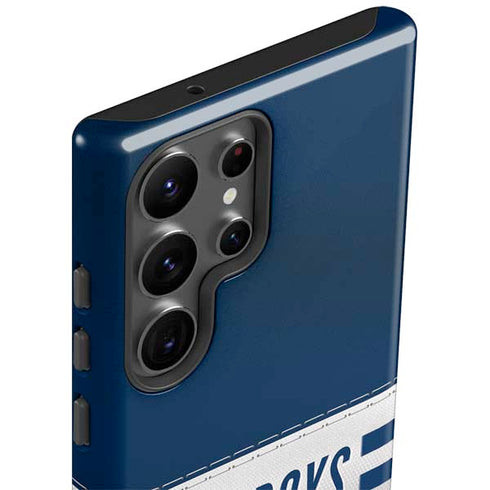 NFL Dallas Cowboys White Striped Galaxy S23 Ultra Pro Case
