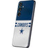 NFL Dallas Cowboys White Striped Galaxy S24 Plus Skin