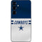 NFL Dallas Cowboys White Striped Galaxy S25 Skin