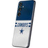 NFL Dallas Cowboys White Striped Galaxy S24 Skin
