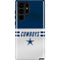 NFL Dallas Cowboys White Striped Galaxy S25 Ultra Impact Case
