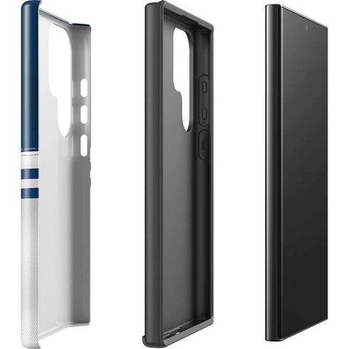 NFL Dallas Cowboys White Striped Galaxy S25 Ultra Impact Case