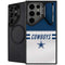 NFL Dallas Cowboys White Striped Galaxy S25 Ultra Kickstand Case