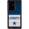 NFL Dallas Cowboys White Striped Galaxy S24 Ultra Waterproof Case