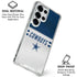 NFL Dallas Cowboys White Striped Galaxy S25 Ultra Clear Case