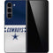 NFL Dallas Cowboys White Striped Galaxy Z Fold5 5G Skin