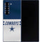 NFL Dallas Cowboys White Striped Galaxy Z Fold6 Skin