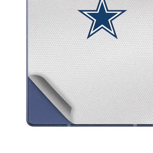 NFL Dallas Cowboys White Striped Galaxy Z Fold6 Skin