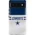 NFL Dallas Cowboys White Striped Pixel Cases