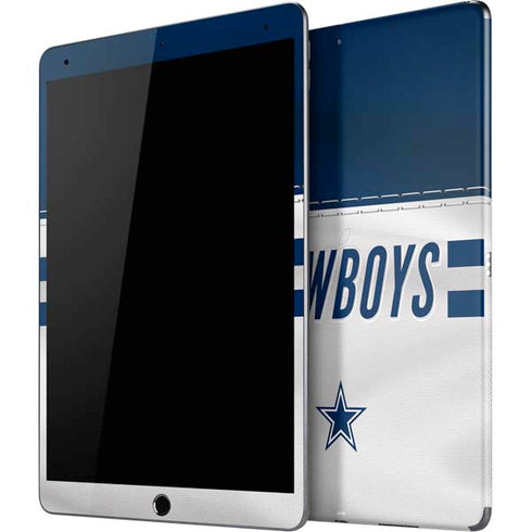 NFL Dallas Cowboys White Striped iPad Skins