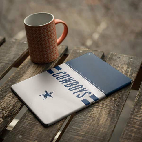 NFL Dallas Cowboys White Striped iPad Skins