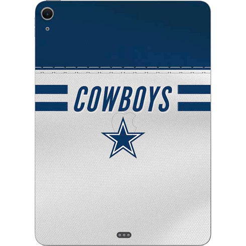 NFL Dallas Cowboys White Striped Apple iPad Air Skin