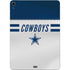 NFL Dallas Cowboys White Striped Apple iPad Air Skin