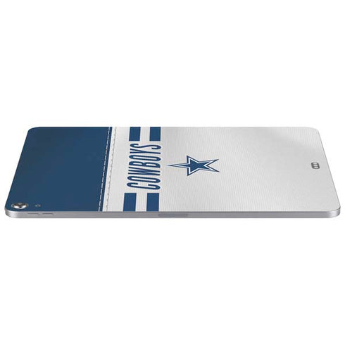 NFL Dallas Cowboys White Striped Apple iPad Air Skin