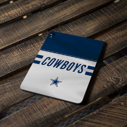 NFL Dallas Cowboys White Striped Apple iPad Pro Skin